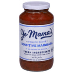 Yo Mama's Foods - Sce Marinara Sensitive - Cs Of 6-25 Oz