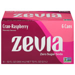 Zevia - Soda Cran Rasp Zero Cal - Cs Of 4-6/12 Fz