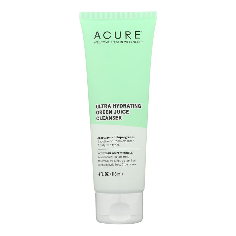 Acure - Cleanser Ultra Hydrt Green Juice - 1 Each-4 Fz