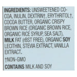 Lily's Sweets Chocolate Bar - Dark Chocolate - 55 Percent Cocoa - Crispy Rice - 3 Oz Bars - Case Of 12