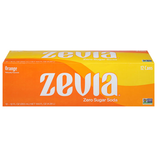 Zevia - Soda Orange - Cs Of 2-12/12 Fz
