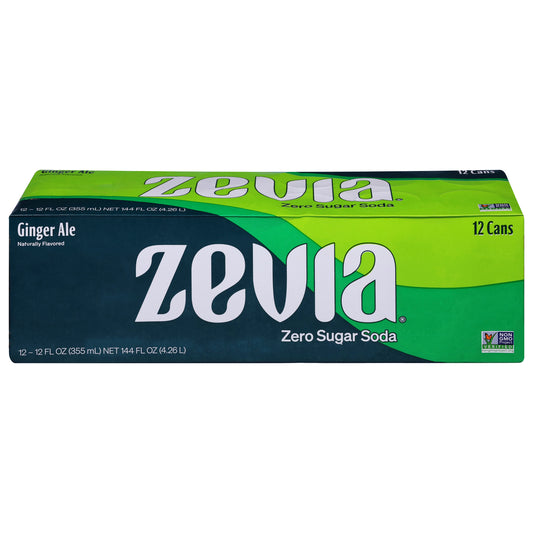 Zevia - Soda Ginger Ale - Cs Of 2-12/12 Fz