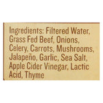 Epic Bone Broth-beef-jalapeno Sea Salt  - Case Of 6 - 14 Fz